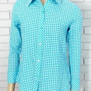 Cali & York Checked Shirt - Turquooise